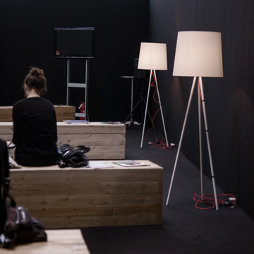 EVA - Fabric floor lamp by Martinelli Luce - view 3